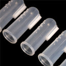 5x Finger Toothbrush Soft Silicone Safe Baby Kids Finger Toothbrush Gum Brush BX