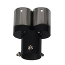 Universal Car Vehicle Exhaust Muffler Steel Tail Pipe:Straight Double Tube(