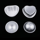 8 Pcs Metal Bath Bombs Molds with Shrink Bags Capper Bath Toys for DIY Craft