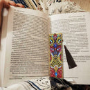DIY Special Shaped Diamond Painting Leather Tassel Bookmark Creative Crafts