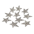 10 Pcs Crystal Embellishments Flatback Rhinestone Buttons DIY Craft Decor