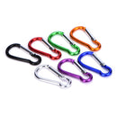 5Pcs Strong Metal Carabiner Clip Snap Spring Loaded Climbing Karabiner D Hook JR