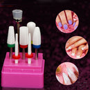 Ceramic Nail Drill Bits Set 7Pcs Safety Acrylic Nail Polishing Drill Bit