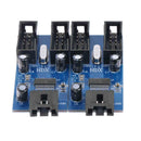 9 Pin USB Header Male 1 to 4 Female Extension Cable Card Desktop USB2.0 HUB