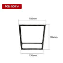 Carbon Fiber Center Ashtray Storage Panel Cover Trim Fit for Golf 6 2008-20