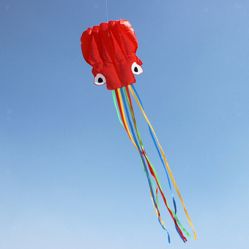 3 Pieces Software Octopus Kite for Children Kids Boys Girls Game Toys Gift