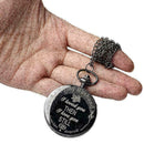 Men Anniversary Birthday Gift Pocket Watch Necklace Husband Gift from Wife W3I2