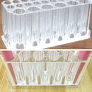 1pc 26 Holes Acrylic Clear Cosmetic Makeup Brush Holder Home Use For Daily S3D5