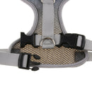 Adjustable Dog Chest Strap Harness Pet Dog Soft Fashion Vest L Yellow Blue