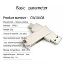 High Speed Rotate Type C USB 3.0 Flash Drive (USB A 3.0 / USB C) 32G