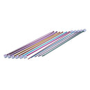 11pcs Multicolour Aluminum Single Pointed Yarn Weave Craft Crochet Hooks
