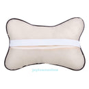 Car Auto Travel Headrest Pad Leather Seat Head Neck Rest Support Cushion Pillow