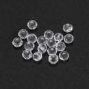 200 Clear Crystal Quartz Faceted Rondelle Beads 4mm U2R5