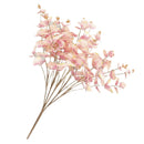19inch Artificial Eucalyptus Leaves Branch Silk Leaves Green Wedding Decor Pink