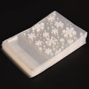 100X xmas santa cello cellophane cookie Peel N seal candy treat bags partyJ Pg