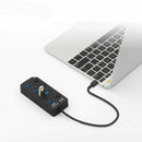 Usb Hub 3.0 5Gbps High Speed 4 Port Usb 3.0 Hub Splitter On/Off Switch For