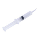 4Pcs/Set 12ml Disposable Transparent Dental Irrigation Syringe With Curved Ti â„–[