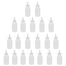 20x 100ml Glue Oil Applicator Bottle Clear Squeezable Bottles for Quilling