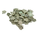 50pcs Alloy Puppy Paw Charms Dangles Pendants for Craft Jewelry Making Findings