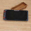 240mm 18 Tubes G4/1 Aluminum PC Motorcycle Water Cooling Radiator Heat Sink