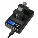 1X(Sjcm Battery Usb Lcd Display Dual Port Charger For Sjcm Sj4000/Sj5000/60