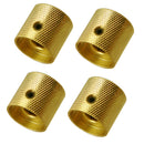 4 Pieces Brass Electric Guitar/Bass Replacement Volume Tone Control Knobs