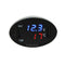 3 in 1 LED Digital Car 12V Dual USB Port Charger LED Thermometer Voltmeter