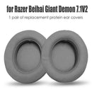2pcs Replacement Earpads Earmuffs Cover for Razer Beihai Giant Demon 7.1 V2