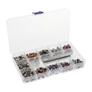 240 Double Cap Snap Button Rivets with Tool for DIY Garment Accessories 7mm