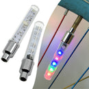 2pcs Practical Special LED Flash Light Wheel Tire Cap For Car Motorcycle