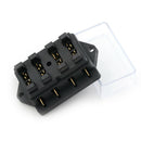 4 Way Car Vehicle Circuit Standard ATC Automotive Blade Fuse Box Block Holder M&