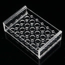 24 Holes Test Tube Rack Testing Tubes Holder Storage Safe Plastic Lab Supplies