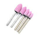 10X Pink Abrasive Mounted Stone Rotary Tool Grinding Wheel ME