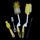 5pcs baby bottle brush sponge plastic glass cup milk clearing kids accessoriesOZ