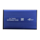 2.5-inch SATA HDD Enclosure, Blue Version 2