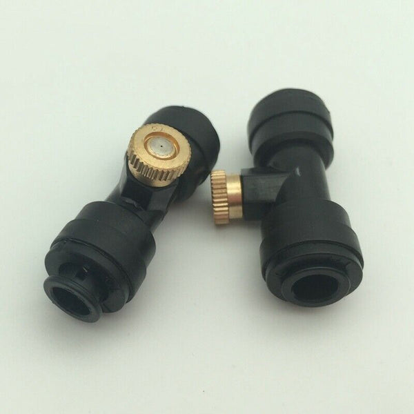 Slip-Lock Outdoor Misting Nozzle Tees Water Mist Mister Nozzle, Misting Noz