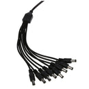 Cable Connector power divider 1 plug to 8 jack female to male