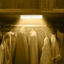 10LED Motion Sensor Wardrobe Cabinet Wall Lamp Bedroom Bedside Night Light