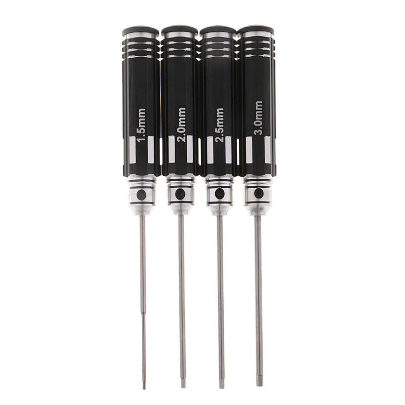4PCS RC Repair Tools Head Hex Screw Drivers 1.5/2.0/2.5/3.0mm Kit for RC Car