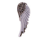 2Pcs Crystal Rhinesotne Large Angel Wing Pendant Lady Necklace Chain Gifts