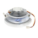 Universal Computer CPU Cooler Heatsink 112*110*57mm Fan w/ LED Radiator for