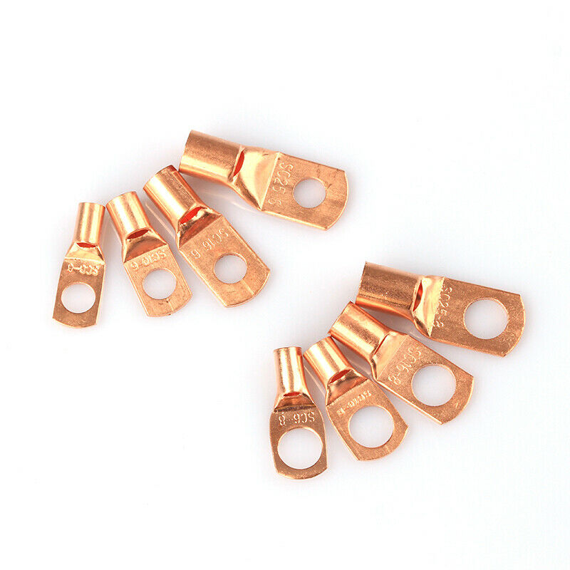 260 PCS Ring Lug Terminal Mixed Shrink Tubing Sets,120PCS Terminals + 140PC D2N4