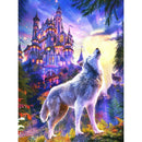 5D DIY Full Drill Diamond Painting Novelty Wolf Cross Stitch Mosaic (B454)