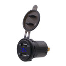 Dual USB Ports Car Boat Charger Digital Panel