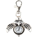 Owl Watch w / Keychain Clip Pocket Watch