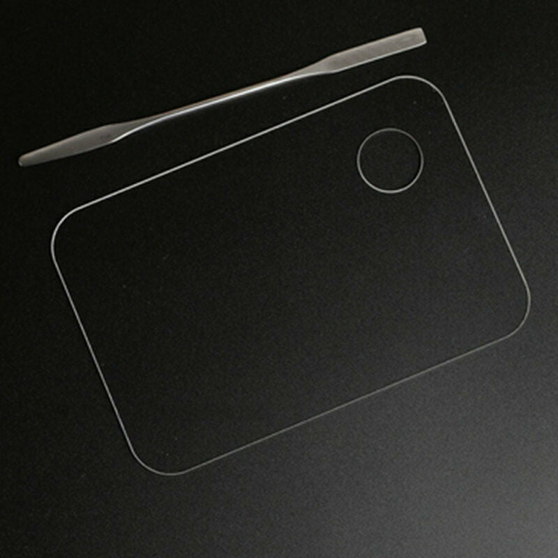 4pcs Cosmetic Makeup Nail Eye Shadow Mixing Palette With Stainless Spatula Tool