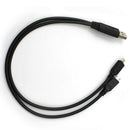 Usb 2.0 Male To Dual 2 Micro Usb 2.0 Male Data Charger Cable Cord OZ