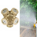 Brass Spray Misting Nozzle Sprinklers Fitting Garden Water Connector Hose K0F3