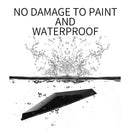 6pcs Car Door Anti Collision Bumper Strips Stickers Universal Black