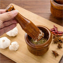 Household Garlic Grinders Wooden Grinders Garlic Croutons Grinding Garlic P